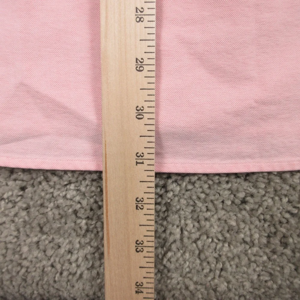 Polo Ralph Lauren Shirt Mens XL Pink Solid Oxford Cloth Flesh Pony Button Up